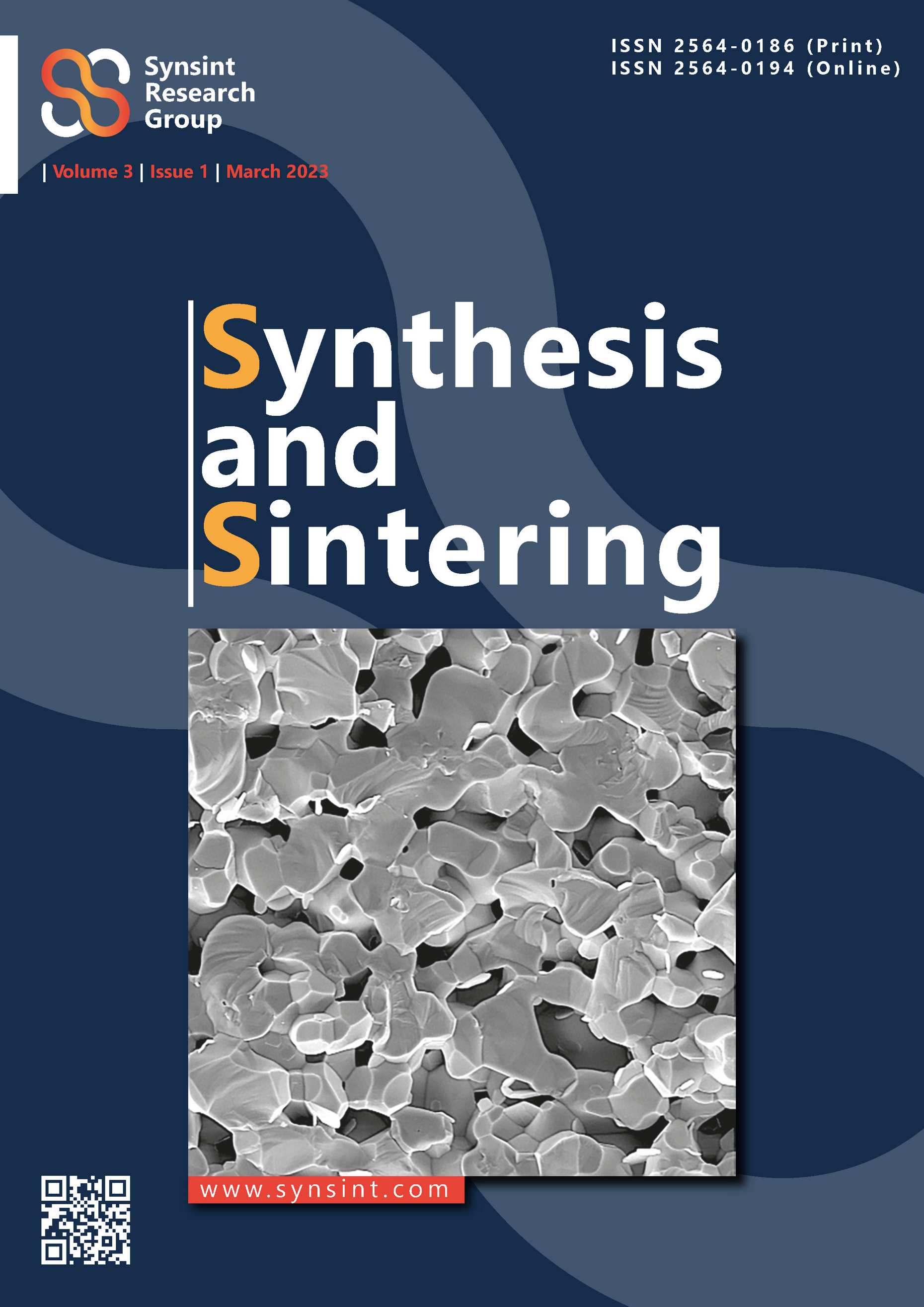 Synthesis and Sintering Vol. 3 No. 1 (2023)